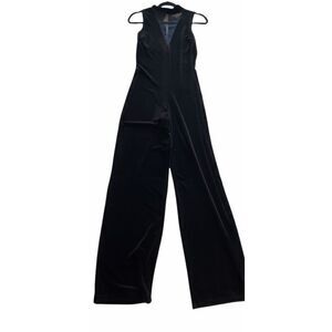 Koji Yohji Black Velour Jumpsuit Size Large
